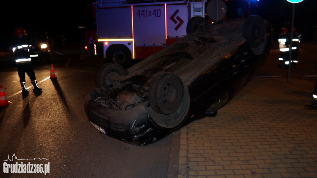 Wypadek na rondzie Skalskiego