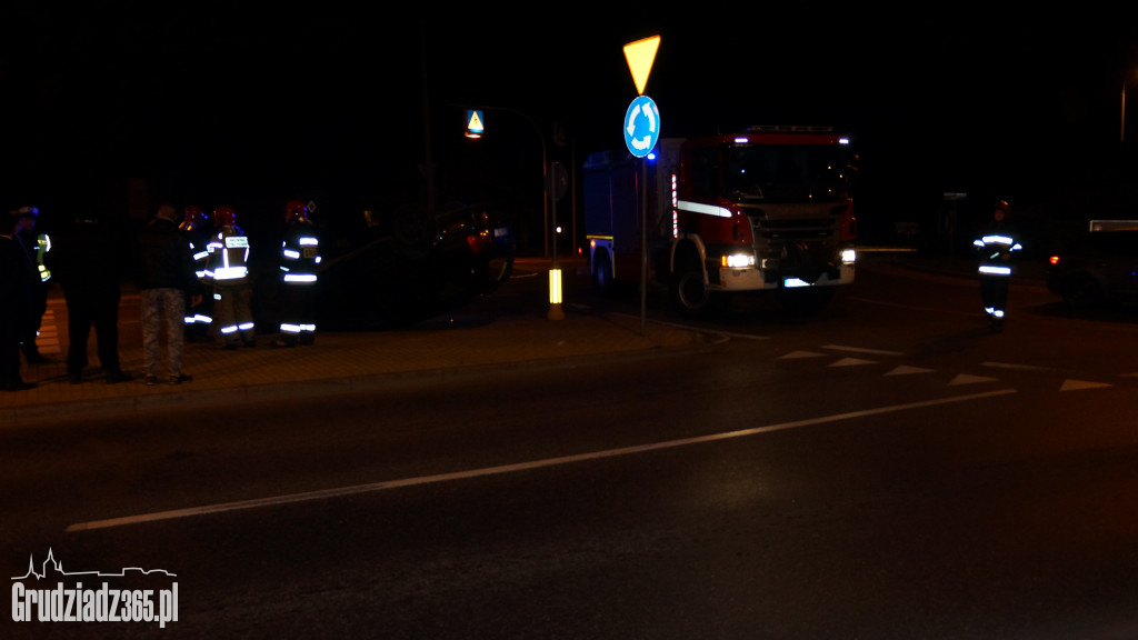 Wypadek na rondzie Skalskiego