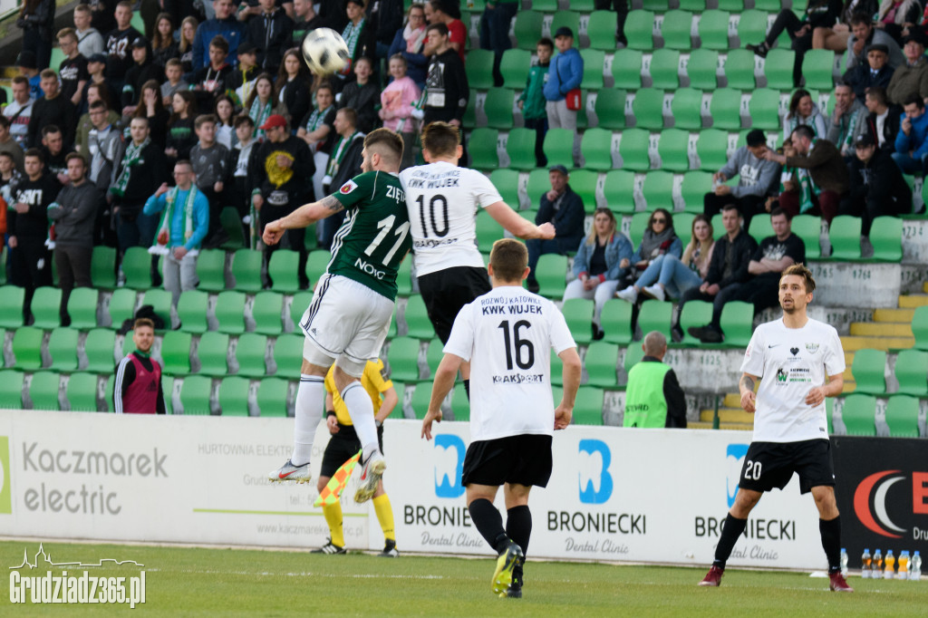 Olimpia Grudziądz wygrywa z Rozwojem Katowice