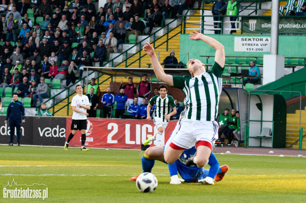 Olimpia Grudziądz wygrywa z Rozwojem Katowice