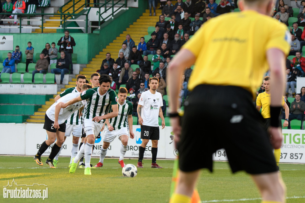 Olimpia Grudziądz wygrywa z Rozwojem Katowice