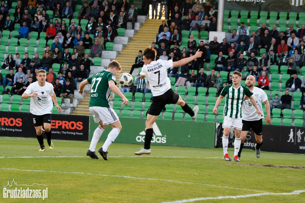 Olimpia Grudziądz wygrywa z Rozwojem Katowice