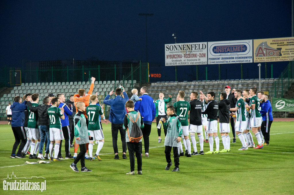 Olimpia Grudziądz wygrywa z Rozwojem Katowice