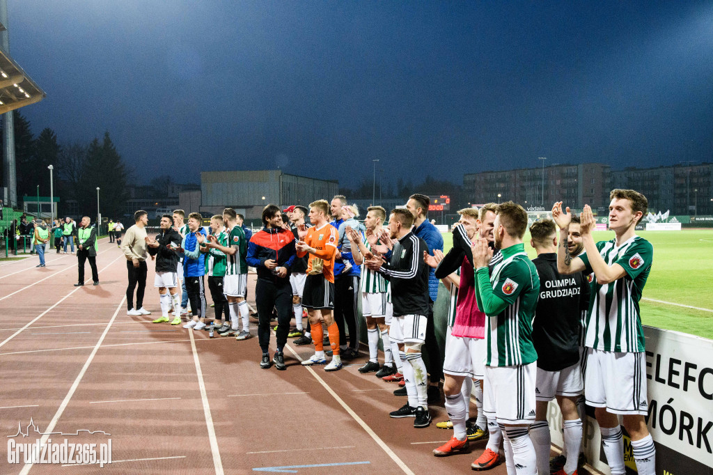 Olimpia Grudziądz wygrywa z Rozwojem Katowice