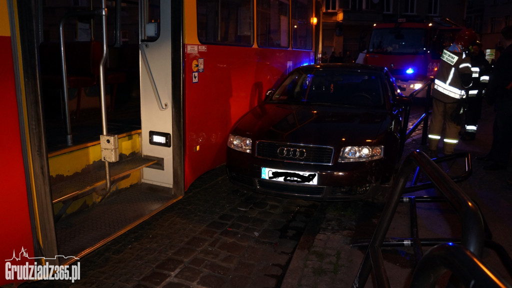 Tramwaj kontra Audi