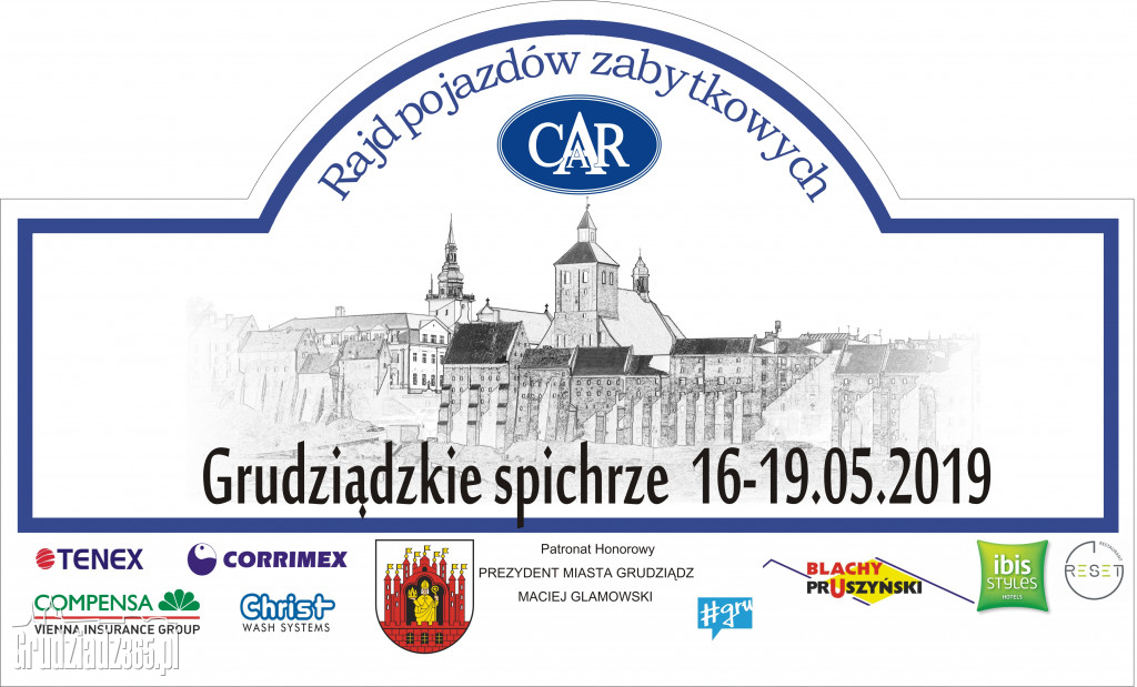 Rajd Pojazdów Zabytkowych- Grudziądzkie Spichrze
