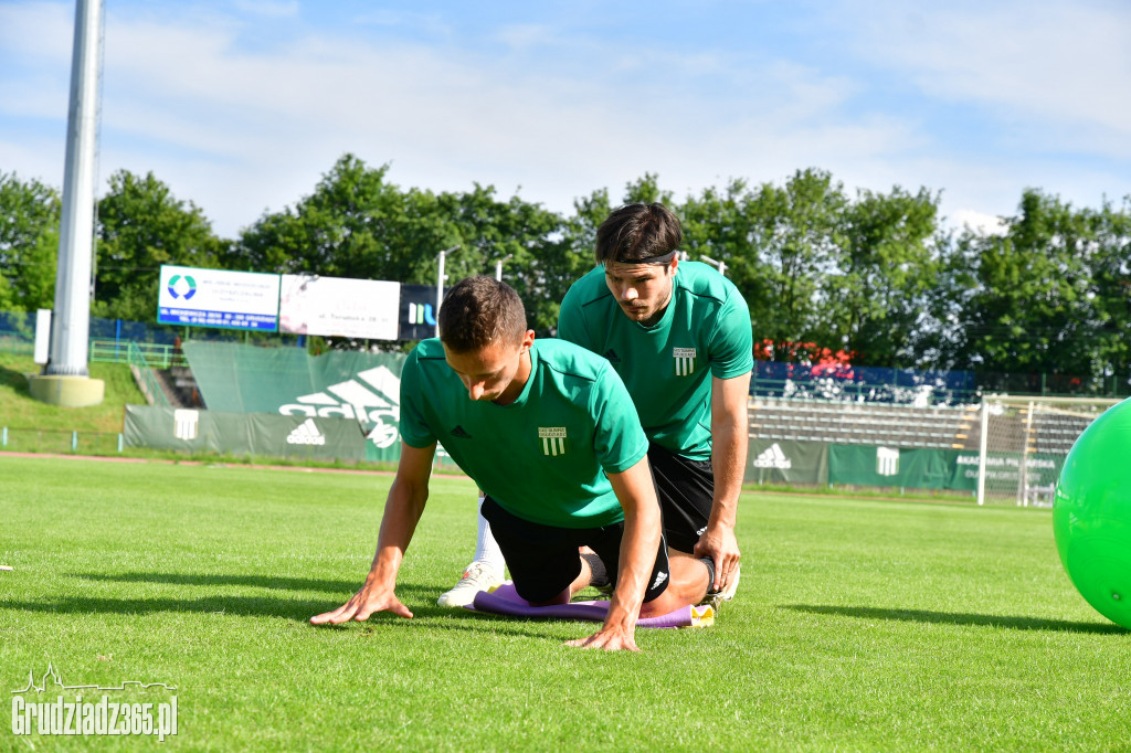Pierwszy pierwszoligowy trening Olimpii Grudziądz