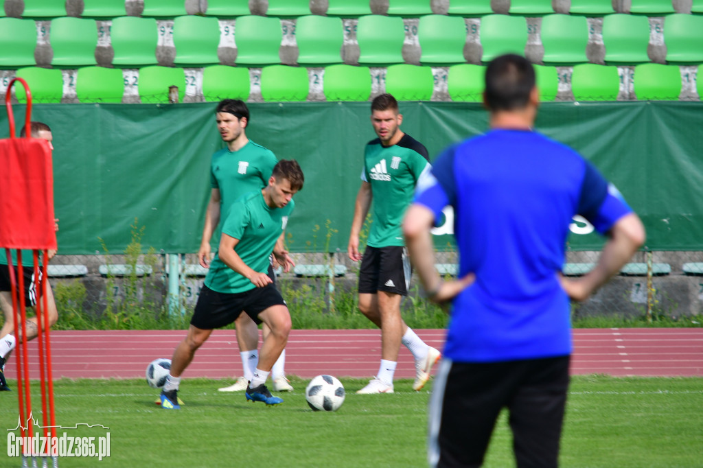 Pierwszy pierwszoligowy trening Olimpii Grudziądz