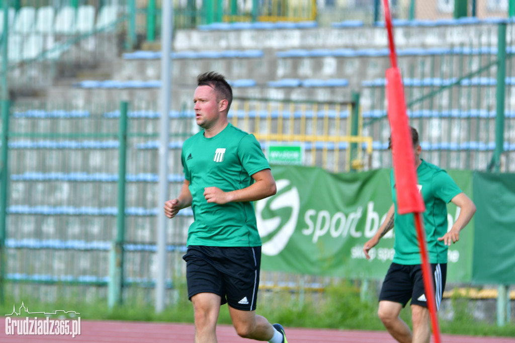 Pierwszy pierwszoligowy trening Olimpii Grudziądz