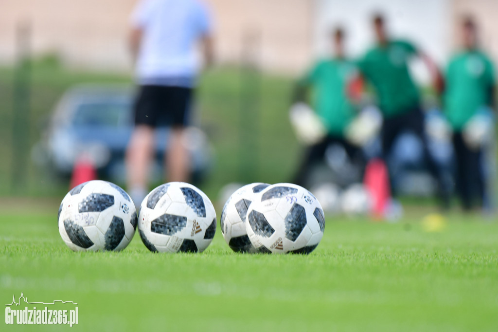 Pierwszy pierwszoligowy trening Olimpii Grudziądz