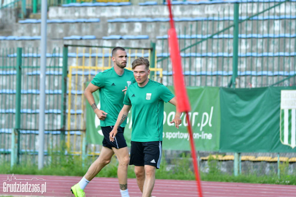 Pierwszy pierwszoligowy trening Olimpii Grudziądz