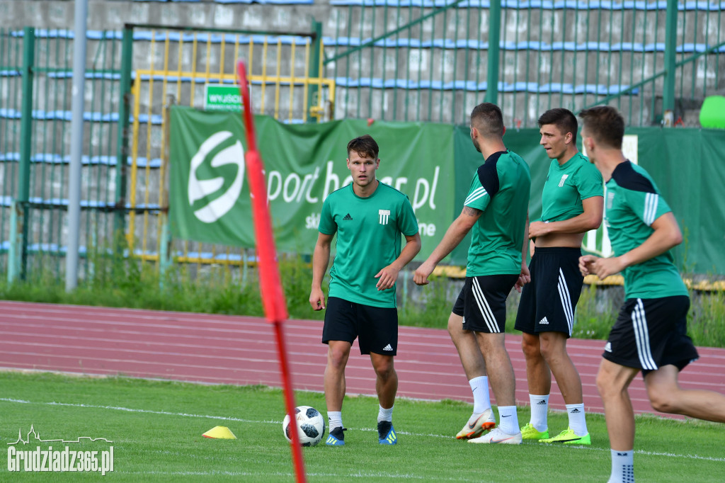 Pierwszy pierwszoligowy trening Olimpii Grudziądz