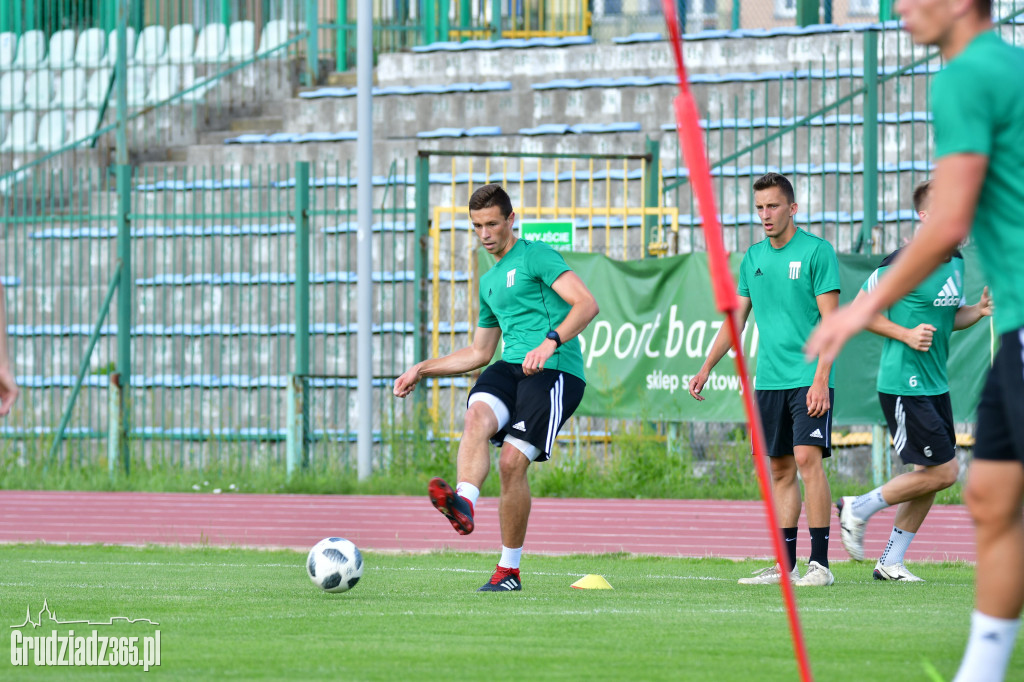 Pierwszy pierwszoligowy trening Olimpii Grudziądz
