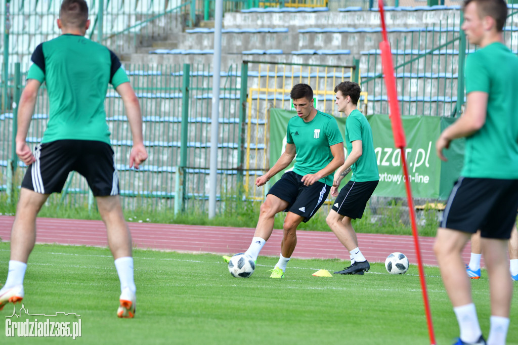 Pierwszy pierwszoligowy trening Olimpii Grudziądz