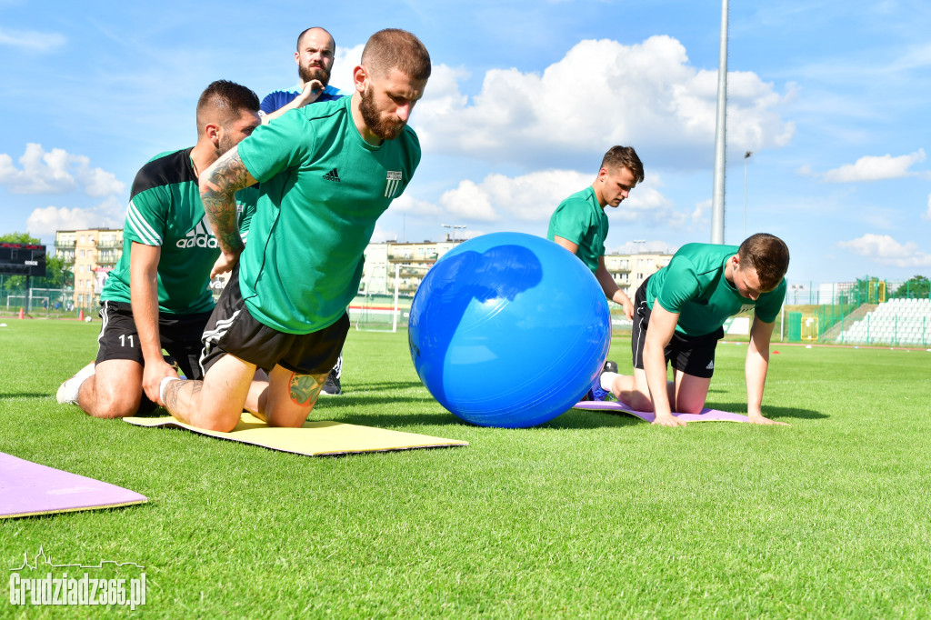 Pierwszy pierwszoligowy trening Olimpii Grudziądz