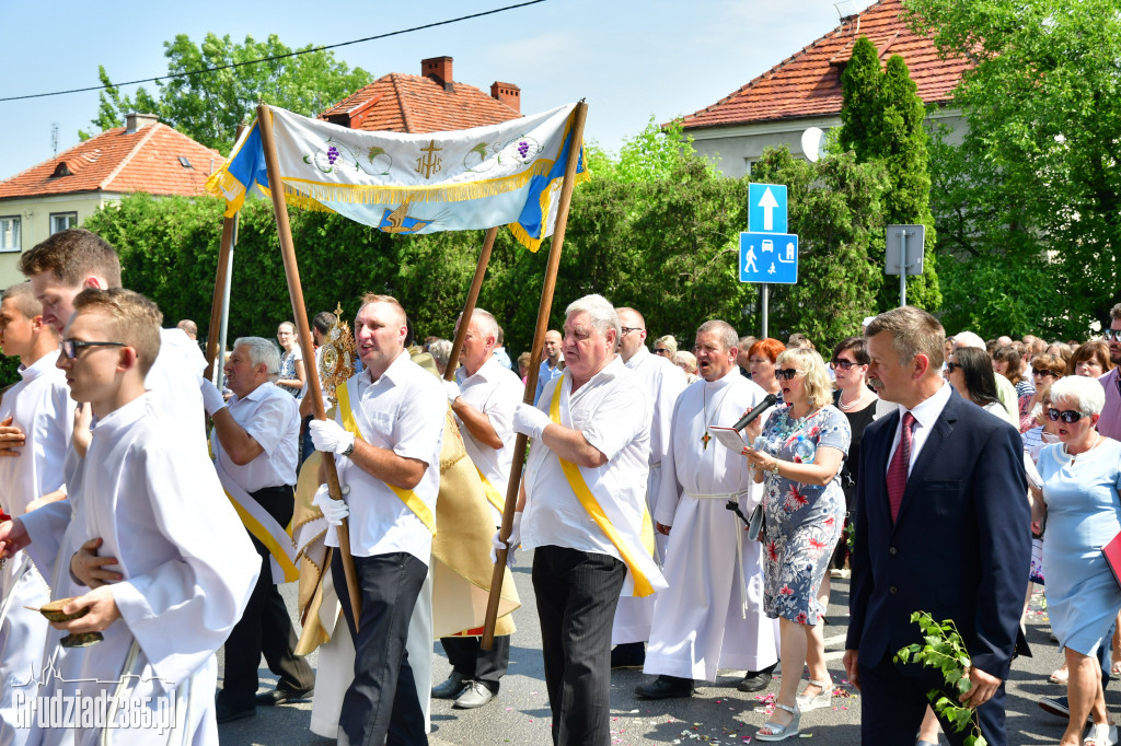 Procesja Bożego Ciała Parafii NSPJ w Grudziądzu