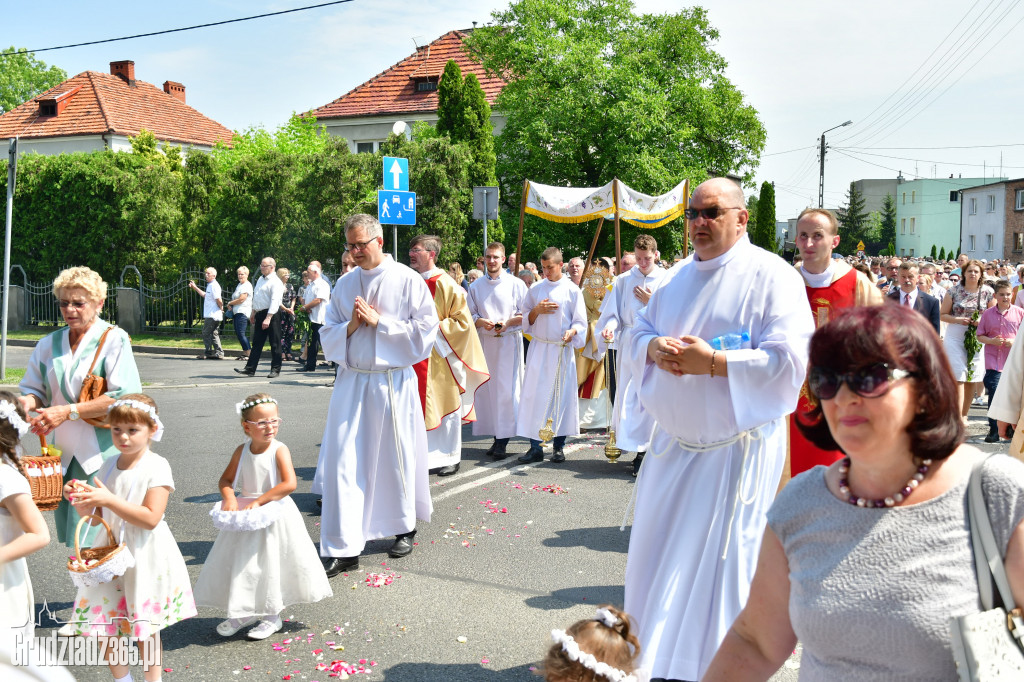 Procesja Bożego Ciała Parafii NSPJ w Grudziądzu