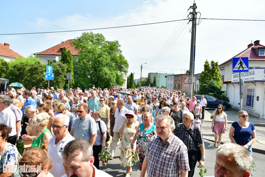 Procesja Bożego Ciała Parafii NSPJ w Grudziądzu