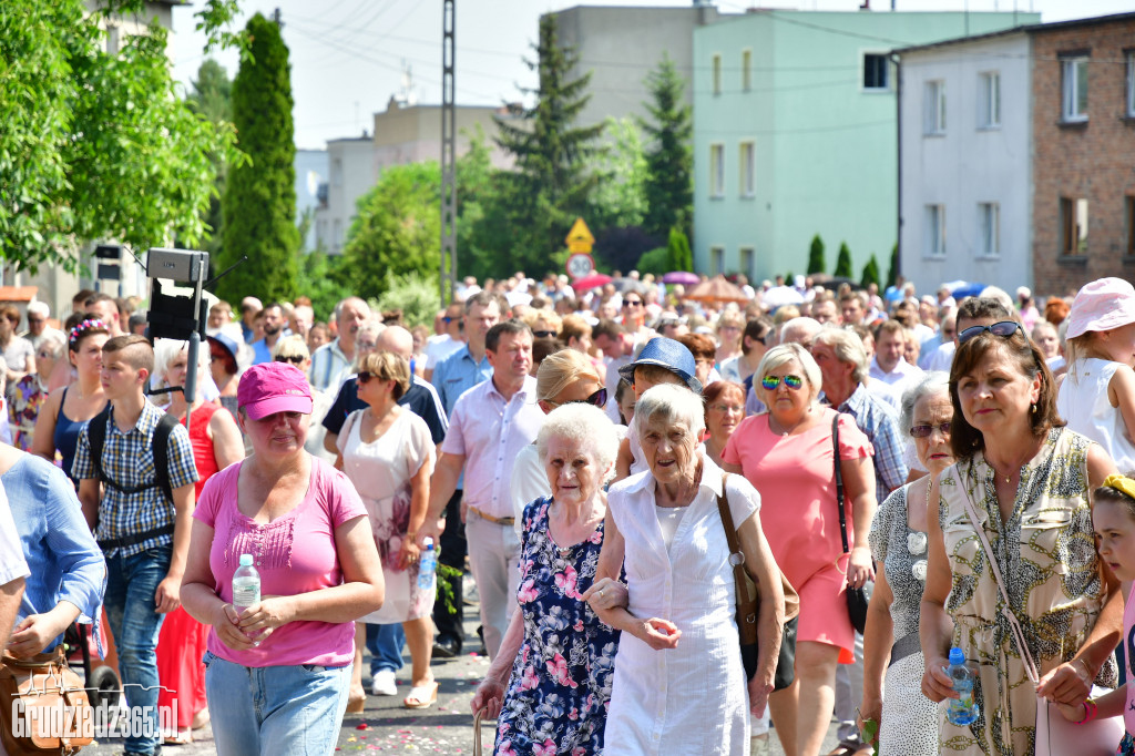 Procesja Bożego Ciała Parafii NSPJ w Grudziądzu