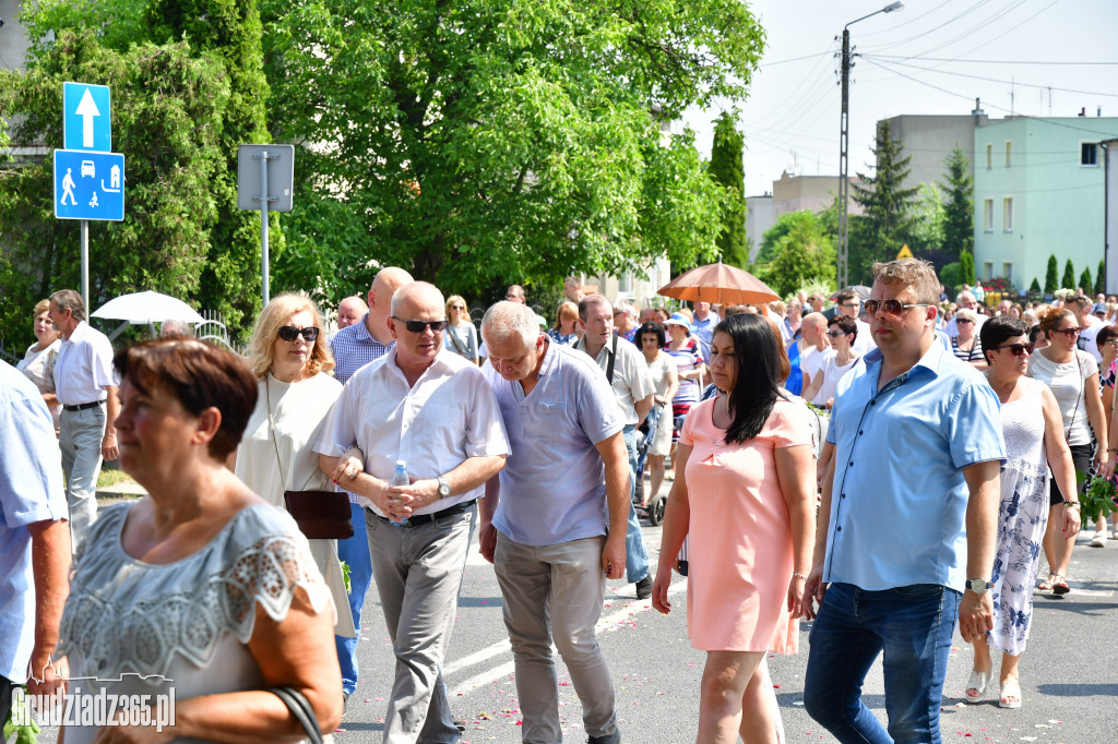 Procesja Bożego Ciała Parafii NSPJ w Grudziądzu