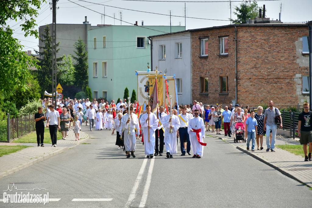 Procesja Bożego Ciała Parafii NSPJ w Grudziądzu
