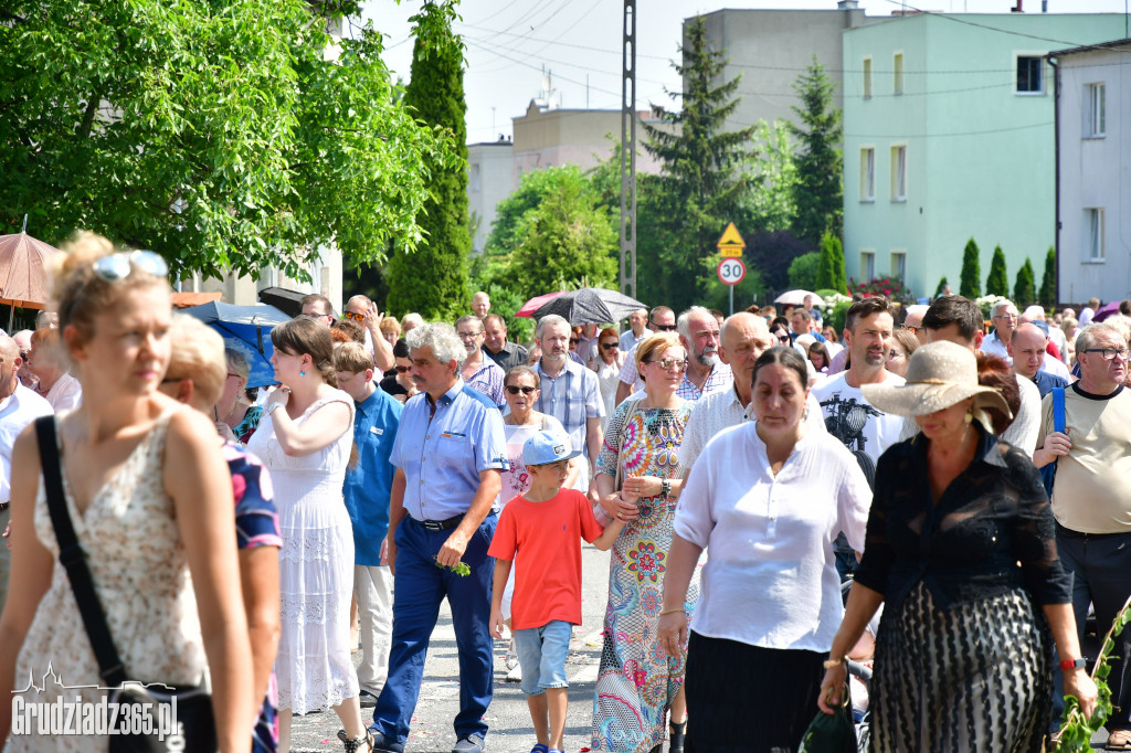 Procesja Bożego Ciała Parafii NSPJ w Grudziądzu
