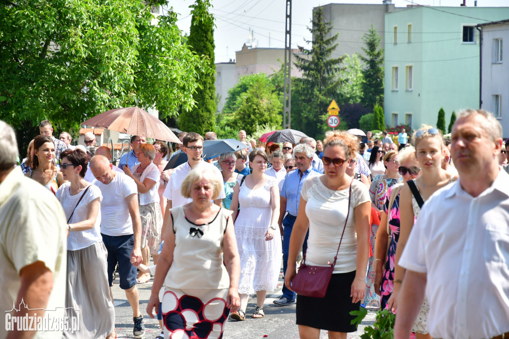 Procesja Bożego Ciała Parafii NSPJ w Grudziądzu