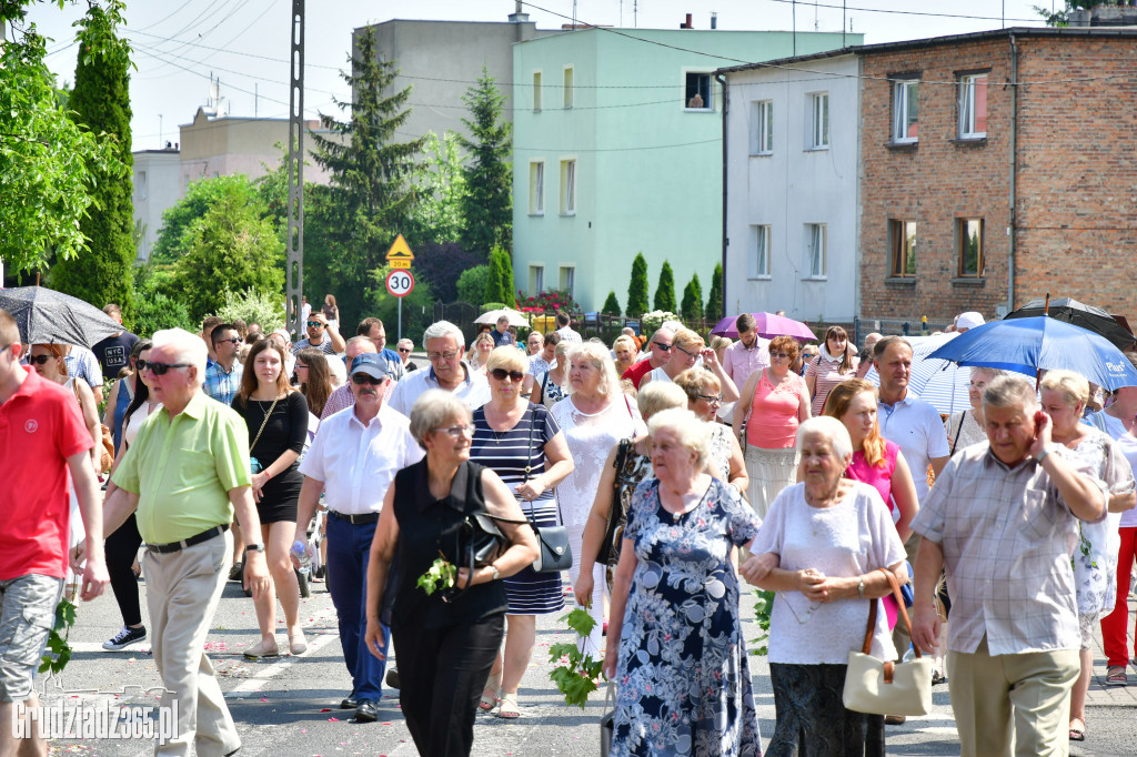 Procesja Bożego Ciała Parafii NSPJ w Grudziądzu