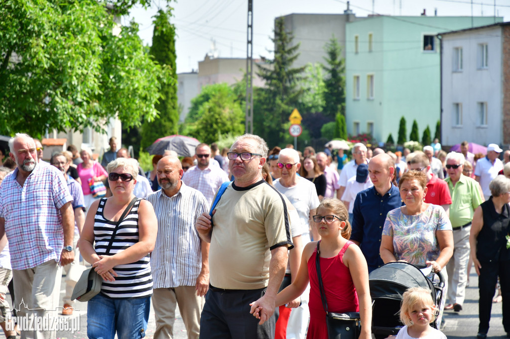 Procesja Bożego Ciała Parafii NSPJ w Grudziądzu