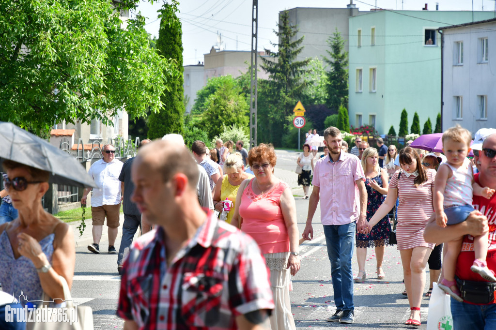 Procesja Bożego Ciała Parafii NSPJ w Grudziądzu