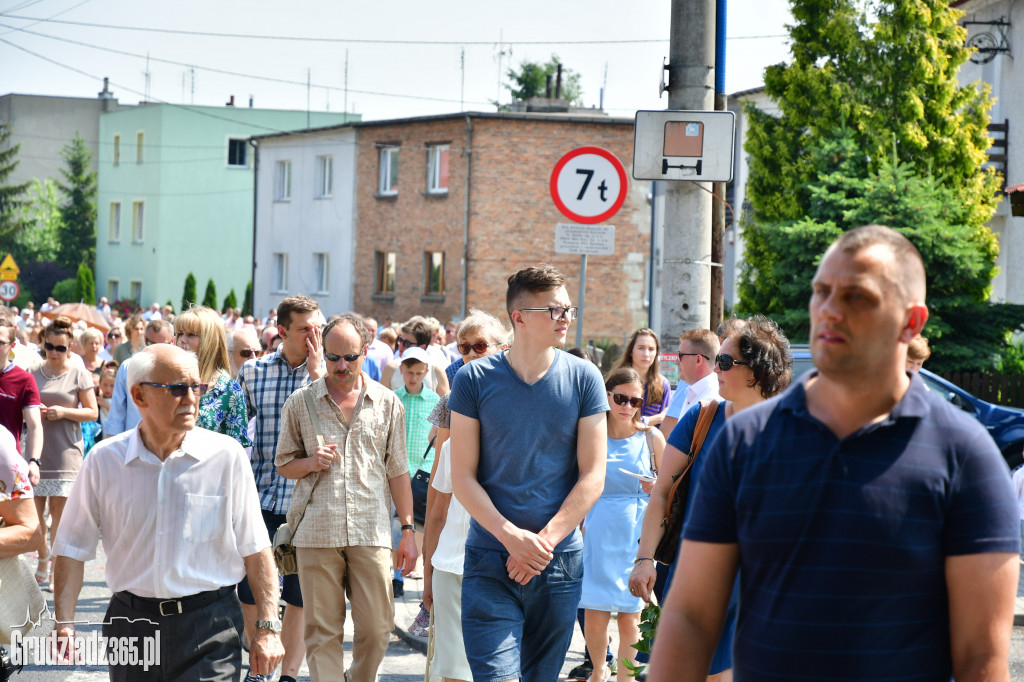 Procesja Bożego Ciała Parafii NSPJ w Grudziądzu