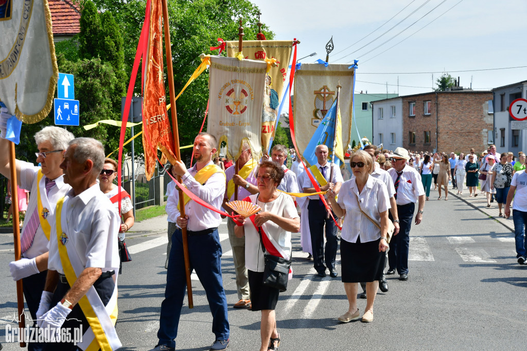 Procesja Bożego Ciała Parafii NSPJ w Grudziądzu