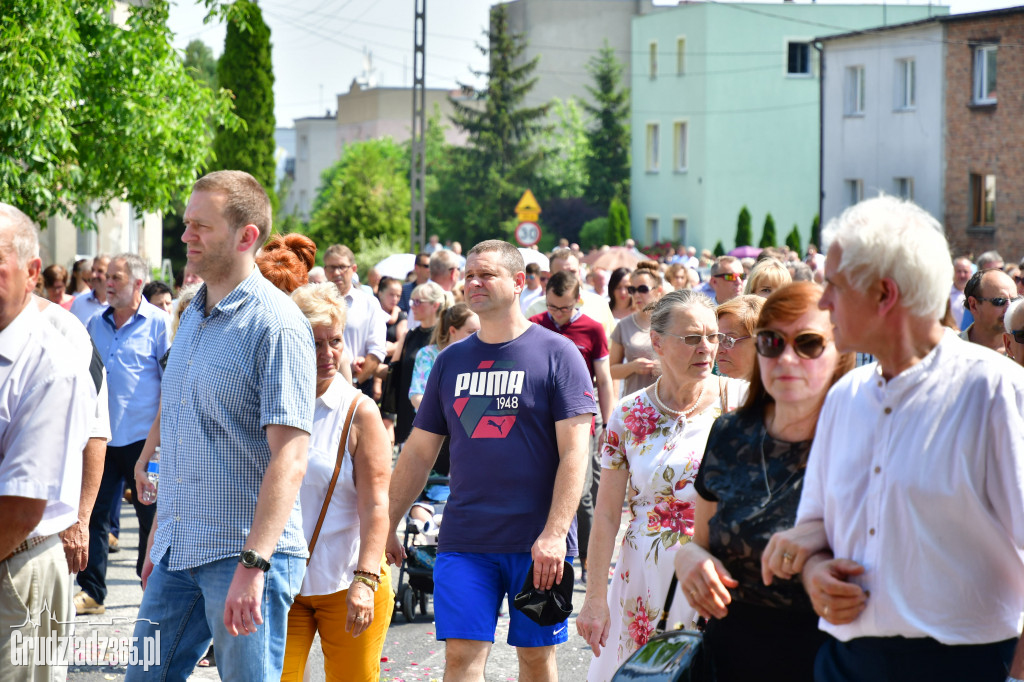 Procesja Bożego Ciała Parafii NSPJ w Grudziądzu