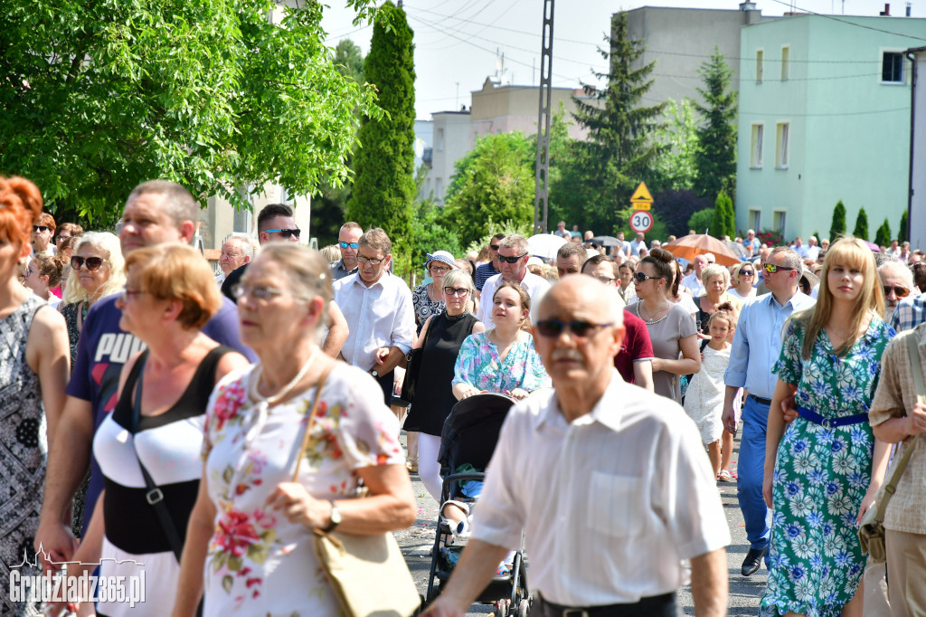 Procesja Bożego Ciała Parafii NSPJ w Grudziądzu