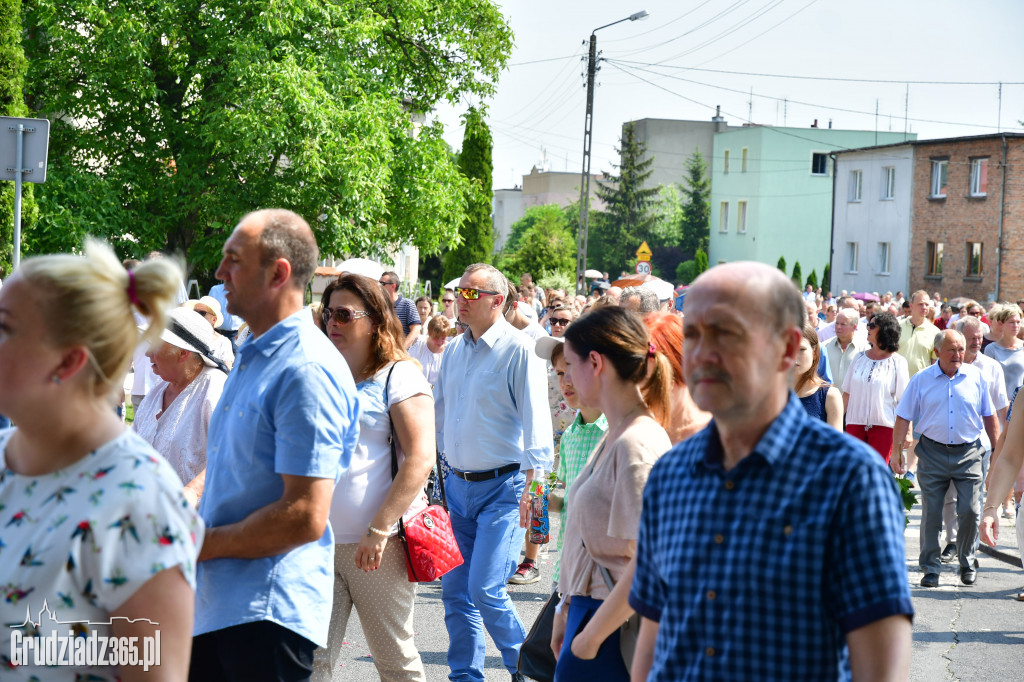 Procesja Bożego Ciała Parafii NSPJ w Grudziądzu