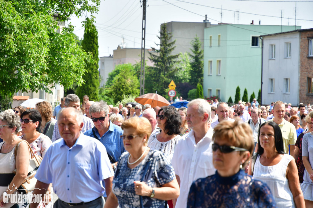 Procesja Bożego Ciała Parafii NSPJ w Grudziądzu