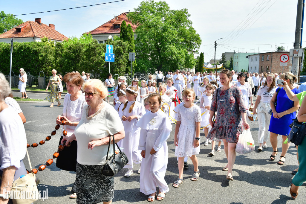 Procesja Bożego Ciała Parafii NSPJ w Grudziądzu