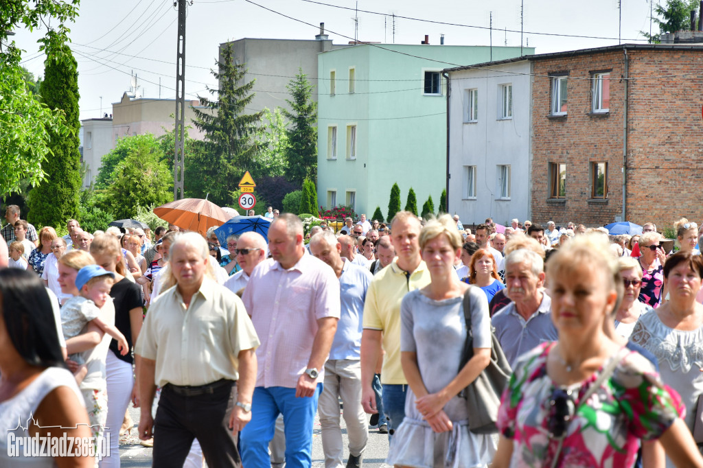 Procesja Bożego Ciała Parafii NSPJ w Grudziądzu