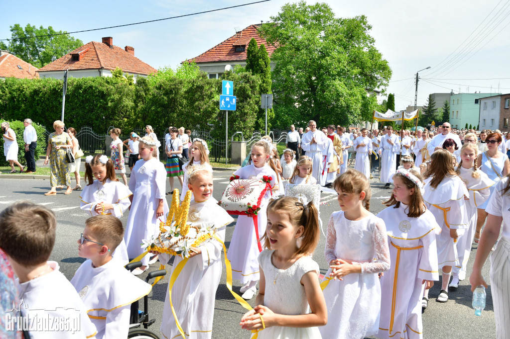 Procesja Bożego Ciała Parafii NSPJ w Grudziądzu