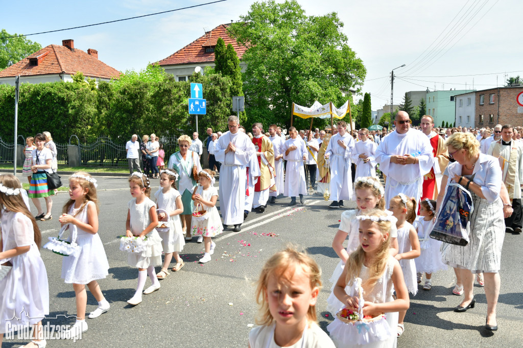 Procesja Bożego Ciała Parafii NSPJ w Grudziądzu