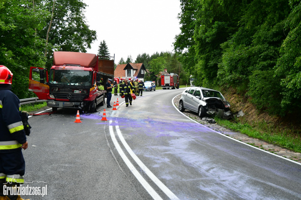 Groźny wypadek na DK16- droga zablokowana