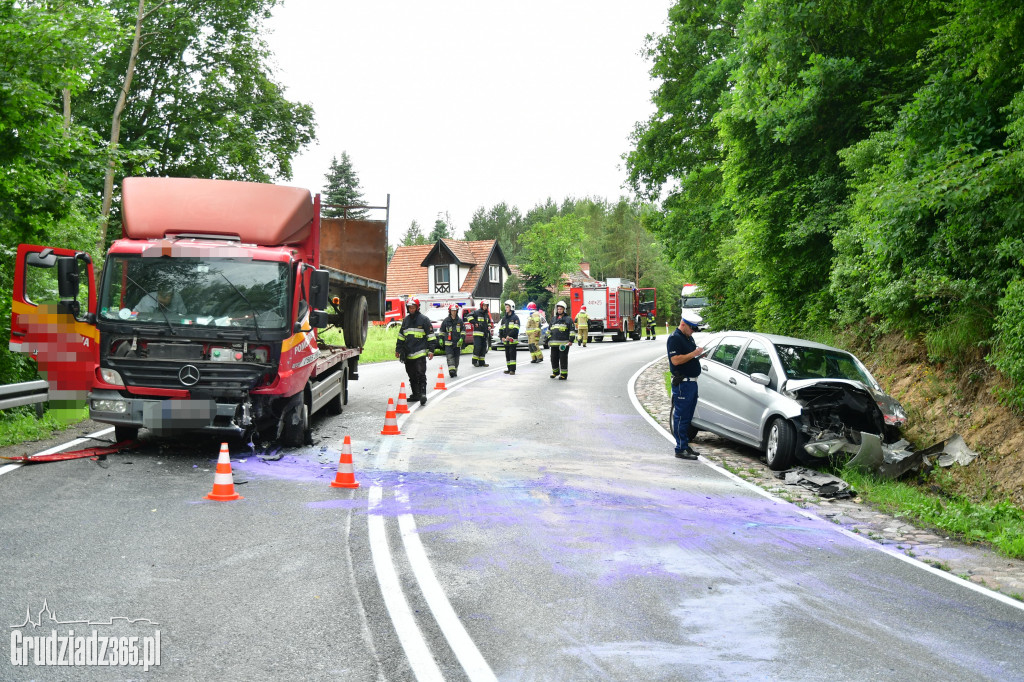 Groźny wypadek na DK16- droga zablokowana