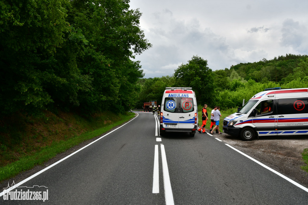 Groźny wypadek na DK16- droga zablokowana