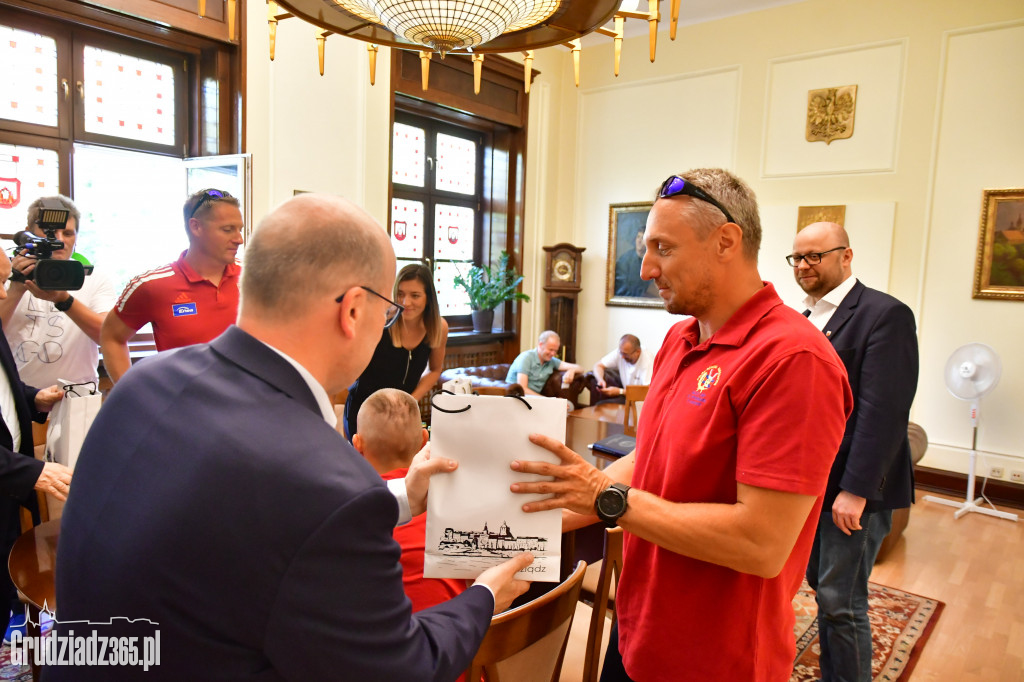 Wioślarze u Prezydenta