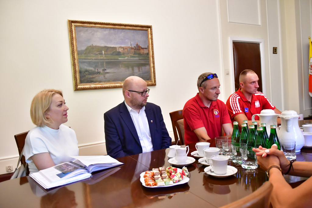 Wioślarze u Prezydenta