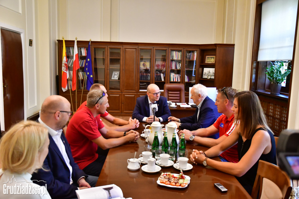 Wioślarze u Prezydenta