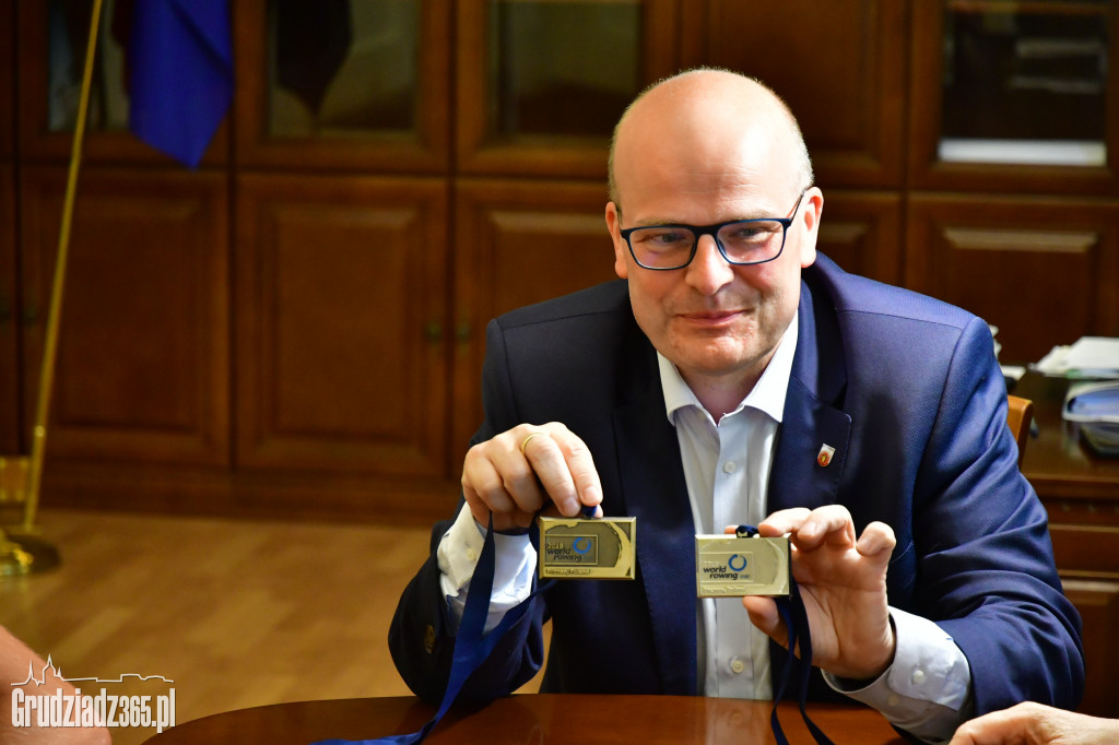 Wioślarze u Prezydenta