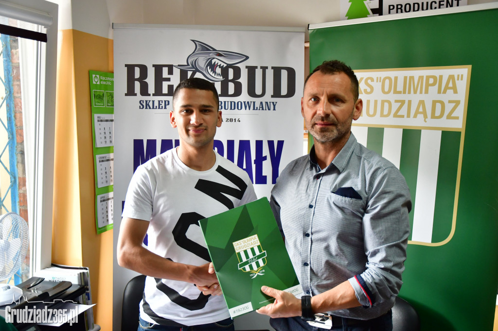 Nowy zawodnik Olimpii Grudziadz- Omran Haydary