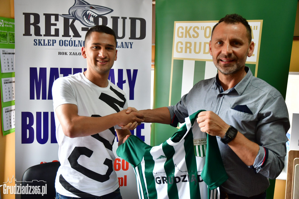 Nowy zawodnik Olimpii Grudziadz- Omran Haydary