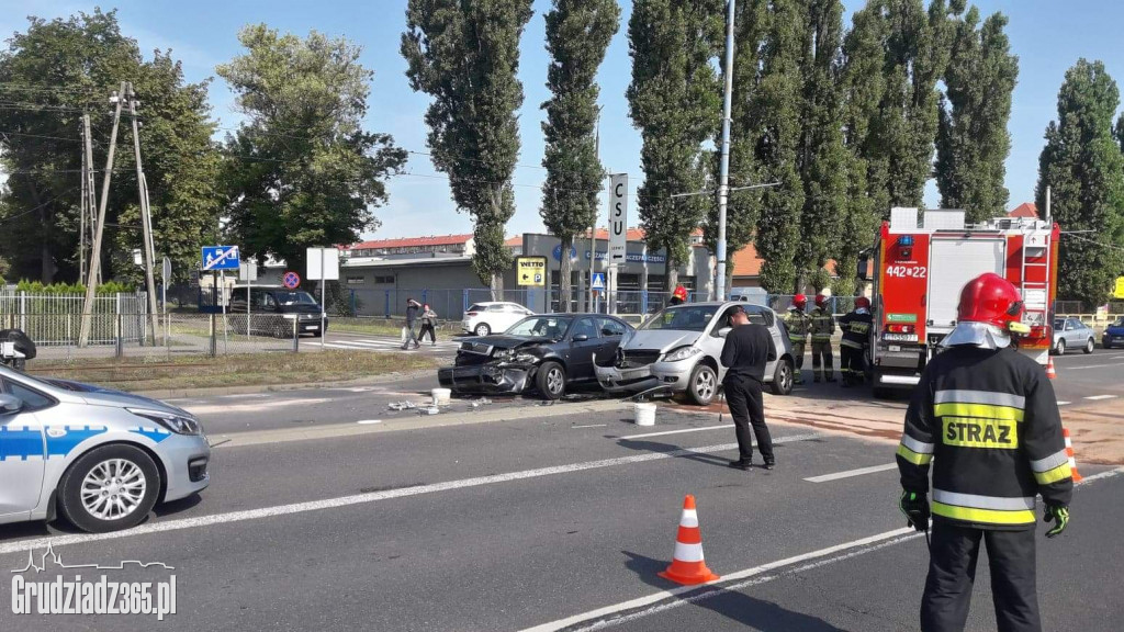 Utrudnienia na ulicy Chelminskiej- wypadek